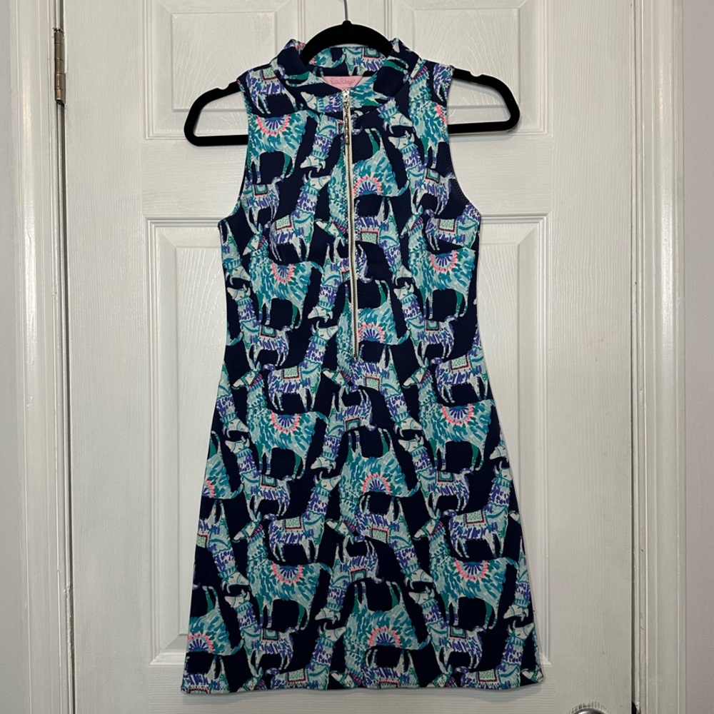 Lily Pulitzer Alpaca My Bags Opal Shift Dress XXS
